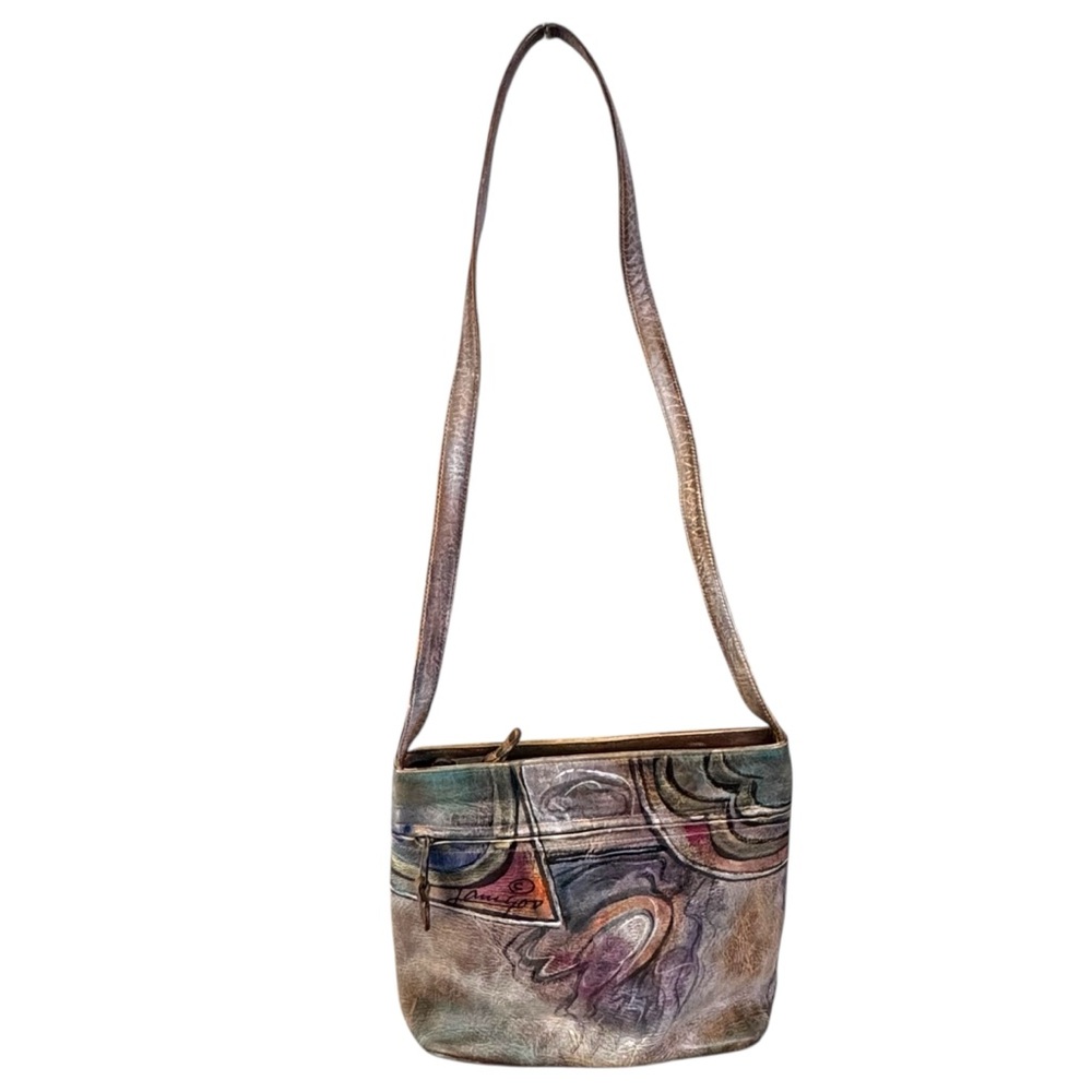 Jane Yoo wearable art shoulder bag artsy artisan artist Stylish Women's handbag - Picture 7 of 11